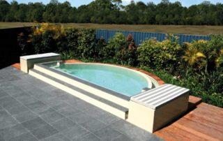 The Horizon Fiberglass Pool - Diamond Sand