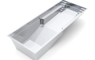 The Infinity Fiberglass Pool 3D Rendering