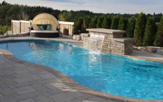 The Mediterranean - Crystal Blue with Water Feature