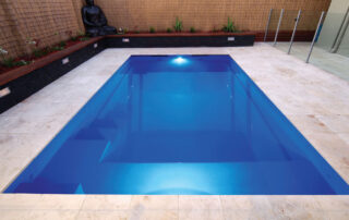The Precision Fiberglass Pool - Sapphire Blue