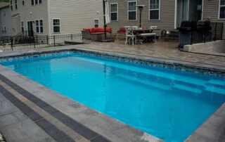 The Reflection Fiberglass Pool - Crystal Blue